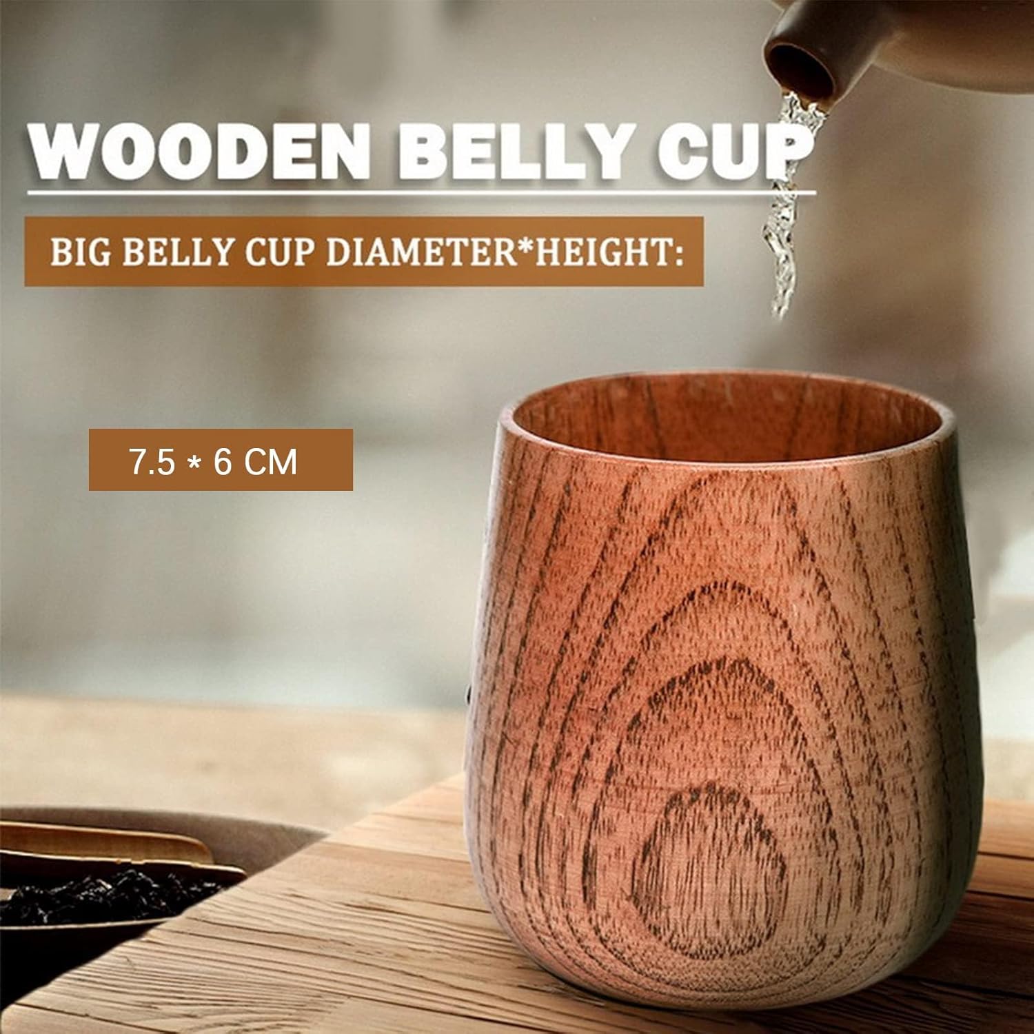 Houten theekopjes Hoogwaardige - Wine Beer Coffee Drink recensie en prijs