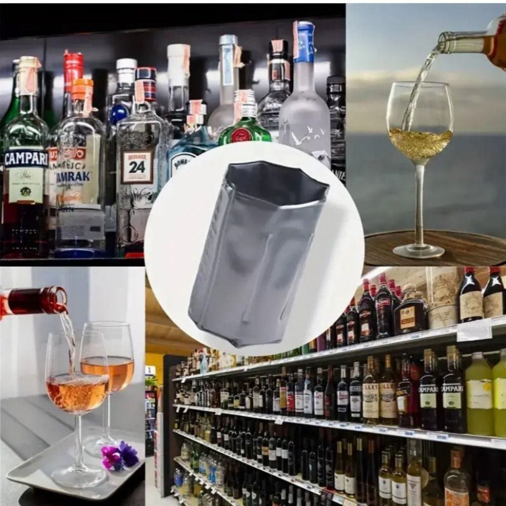 Herbruikbare wijnkoeltas Grijs - Wine Chiller Sleeve recensie en prijs