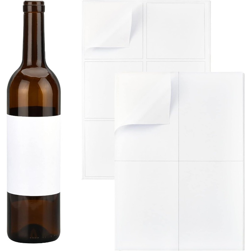 20 Vellen/100 Stuks Blanco Wij - Wine Bottle Size recensie en prijs