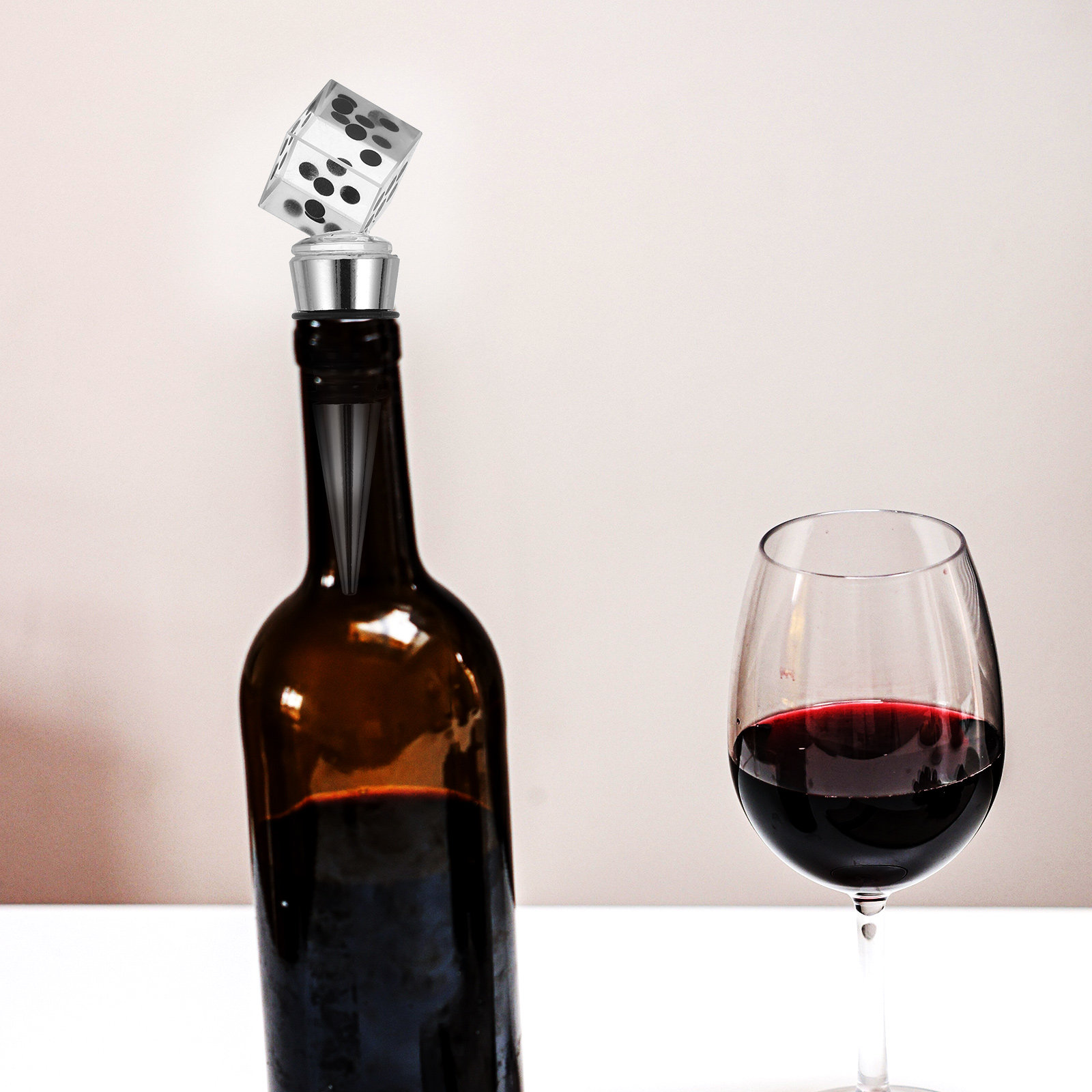 Doorzichtige wijnflesstopper,  - Wine Bottle Size recensie en prijs