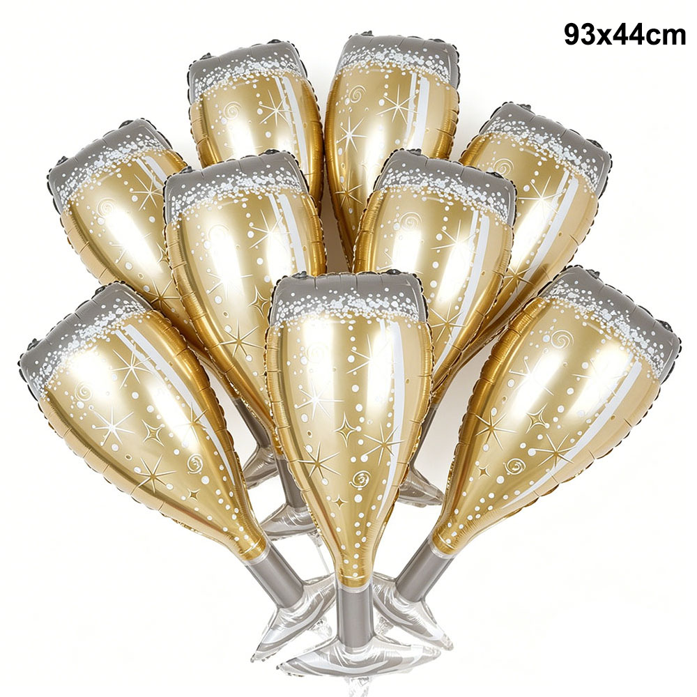 5/10/30 Stuks Goud Champagne W - Wine Beer Whiskey Year recensie en prijs