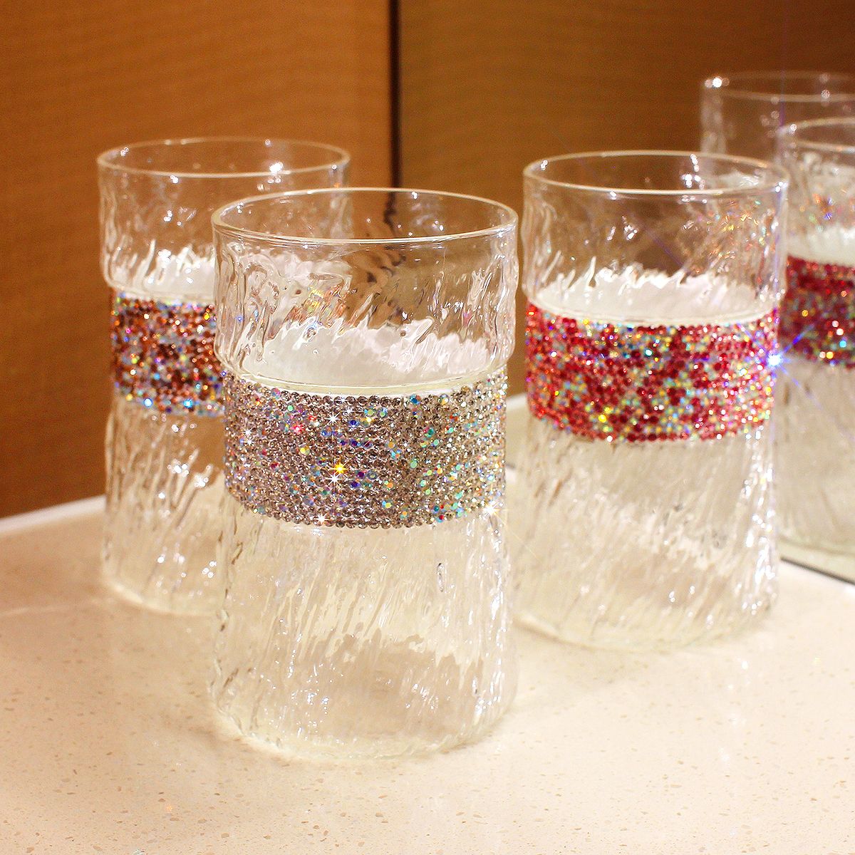 410ml Bling Diamond Glazen Bek - Wine Beer Coffee Drink recensie en prijs