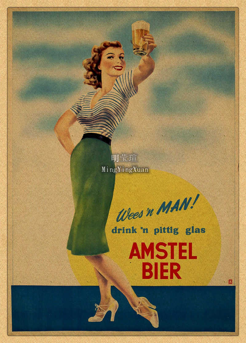 Vintage Bier Wijn Drink Grafie - Wine With Beer Mix recensie en prijs