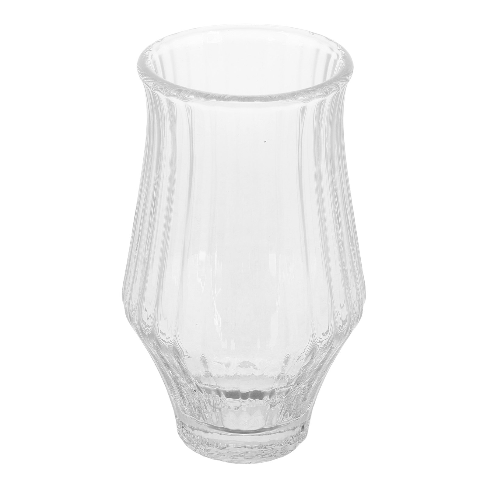 Glazen koffiekop met geribbeld - Wine Beer Coffee Drink recensie en prijs